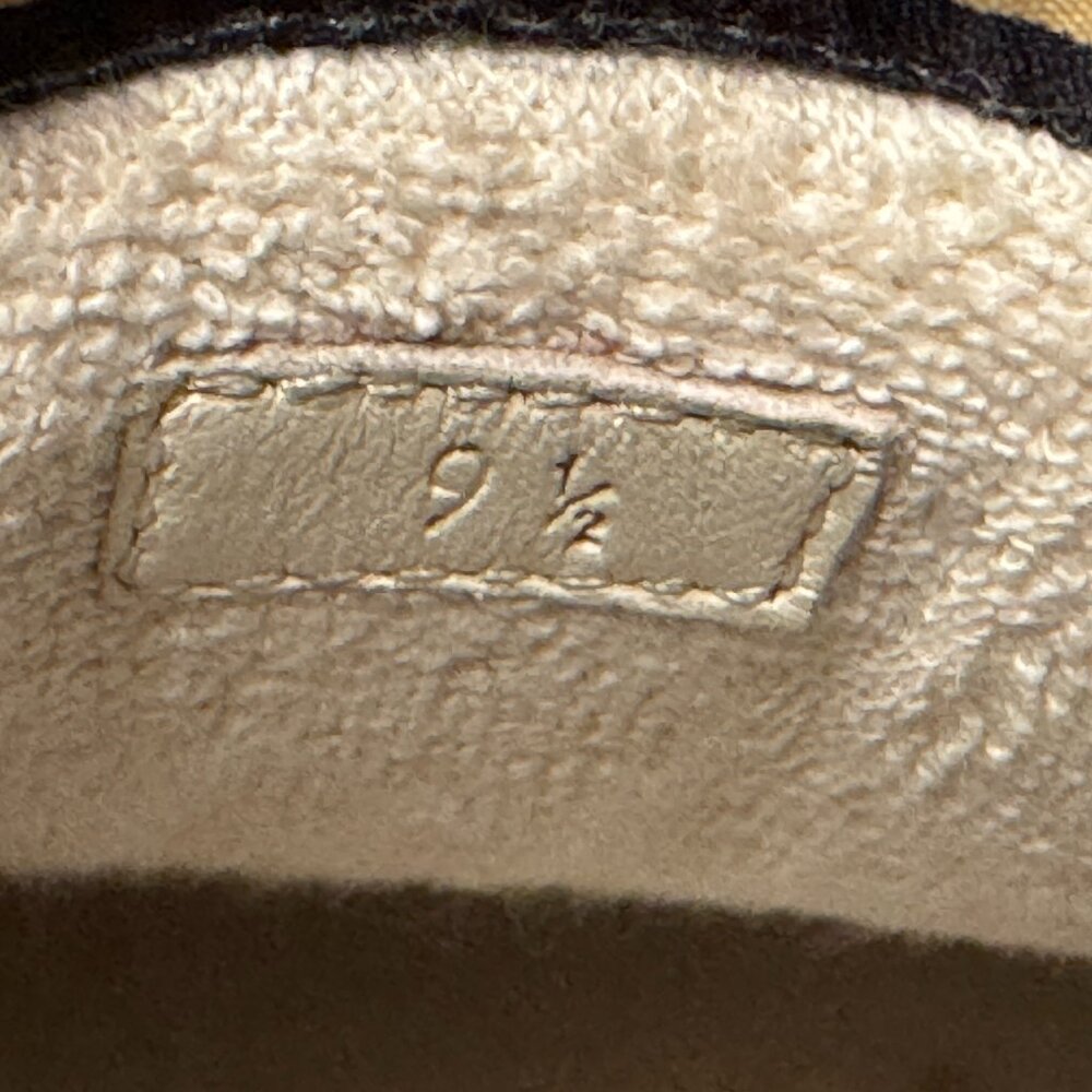 Men's Gucci Sneakers Vintage Style Green Cream Monogram - Picture 4 of 8